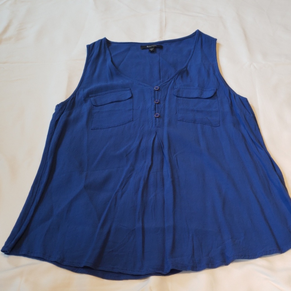 41 Hawthorn blue blouse